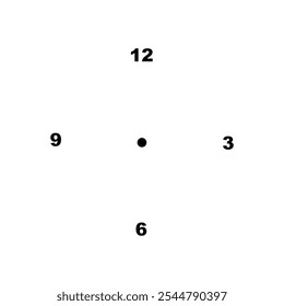 Clock face icon vector. Time illustration sign. Clock symbol. Wall clock logo.