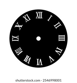 Clock face icon vector. Time illustration sign. Clock symbol. Wall clock logo.