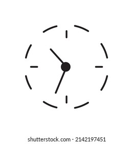 clock face icons  symbol vector elements for infographic web