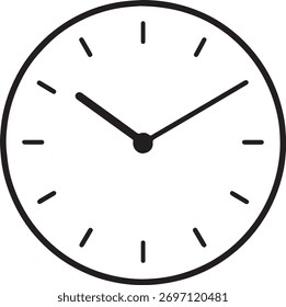 Uhr einzeln auf weißem Hintergrund