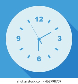 Clock face on 
Watch icon.