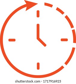 cara del reloj sobre fondo blanco
