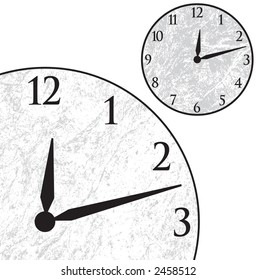 Clock Face with Roman Numerals, vector file, change the colors as you like