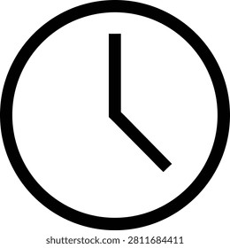 Clock face showing timeicon icon 