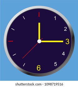 
clock face vector
