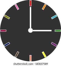clock face vector
