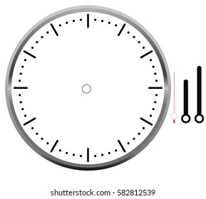 Clock Face Vector Stock Vector (Royalty Free) 582812539 | Shutterstock