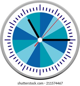 clock face vector design