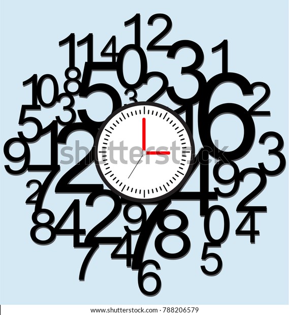 Clock Face Vector Design Stock Image Download Now