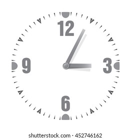 clock face vector illustration