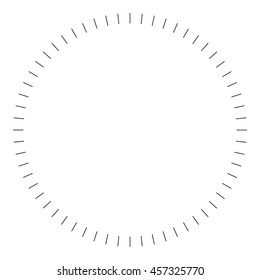 clock face - Vector illustration
