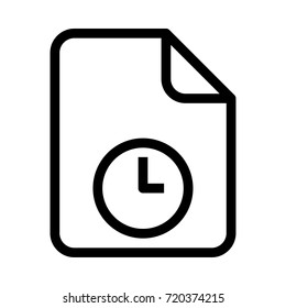 clock file icon