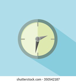 Clock flat icon