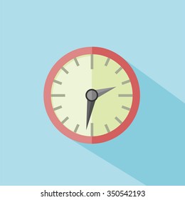 Clock flat icon