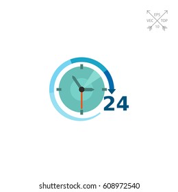 Clock flat icon