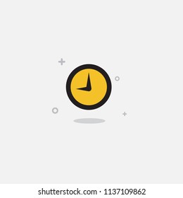 Clock Flat Icon Design