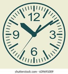 Clock flat icon. World time concept. Business background. Internet marketing. Daily infographic