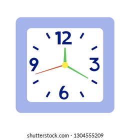 clock flat icon-alarm sign-alert symbol-time illustration-wake Vector - Vector
