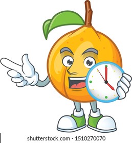 With clock fresh nutmeg cartoon for recipe food