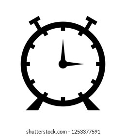 Clock Glyph black icon