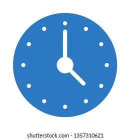 clock glyph double color 