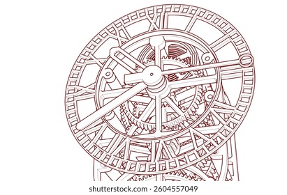 clock graphic symbol 3d illustration	