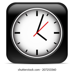 Clock graphics, vector
