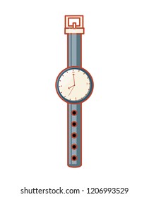 clock of hand isolated icon