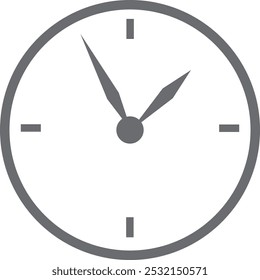 Un reloj con las agujas en los números 3 y 9