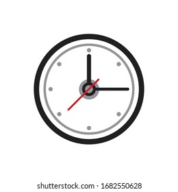 clock hour icon vector design 