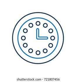 clock hours customer service assistance icon