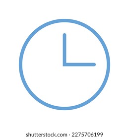 Clock hours icon. Timer symbol. Vector illustration isolated on white background.