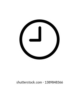 Clock, hours, service, time, delivery icon. Editable vector stroke 64x64 Pixel