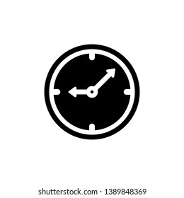 Clock, hours, service, time, delivery icon. Editable vector stroke 64x64 Pixel