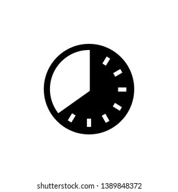 Clock, hours, service, time, delivery icon. Editable vector stroke 64x64 Pixel