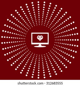clock, House with Heart Icon. icon. vector design