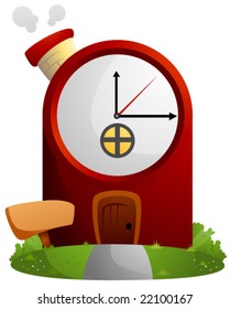 Clock House - Vector