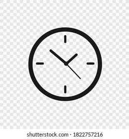 Icono de reloj 24 - Ilustración del vector de stock