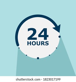 Clock Icon 24 - Stock Vector Illustration