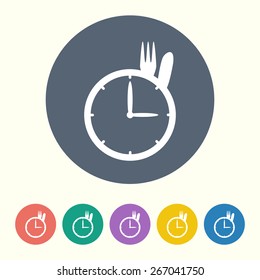 Clock icon. 