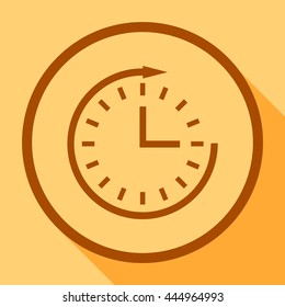 Clock icon.