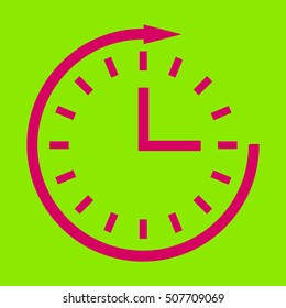 Clock icon.