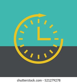 Clock icon.