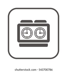 Clock icon.