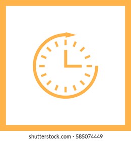 Clock icon.