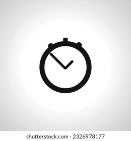 icono de reloj. Icono de reloj de alarma.