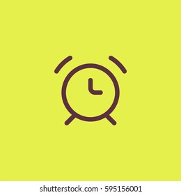 Clock icon. Alarm vector