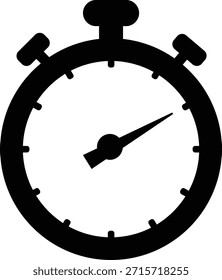Uhrensymbol mit analogen Wanduhren und Stoppuhr-Timer-Symbolen in schwarz flach und Umriss Stil, Zeitmessung Uhr Piktogramm Paket für Zeitplan Alarm Countdown UI Design