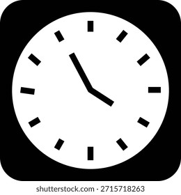 Uhrensymbol mit analogen Wanduhren und Stoppuhr-Timer-Symbolen in schwarz flach und Umriss Stil, Zeitmessung Uhr Piktogramm Paket für Zeitplan Alarm Countdown UI Design