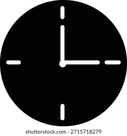 Uhrensymbol mit analogen Wanduhren und Stoppuhr-Timer-Symbolen in schwarz flach und Umriss Stil, Zeitmessung Uhr Piktogramm Paket für Zeitplan Alarm Countdown UI Design